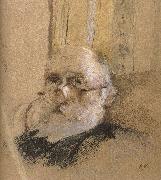 Edouard Vuillard Self-portrait of glasses oil painting artist